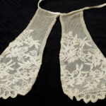 black and white photo of Helena Normanton's Collar,